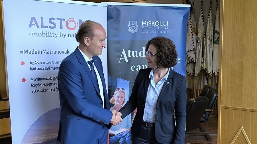 Alstom and the University of Miskolc have signed a cooperation agreement on talent support and R&D in Hungary